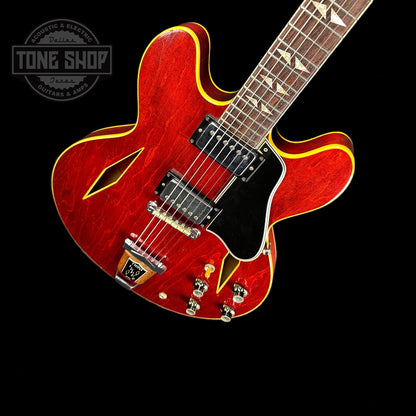 Front angle of Vintage 1966 Gibson Trini Lopez Cherry.