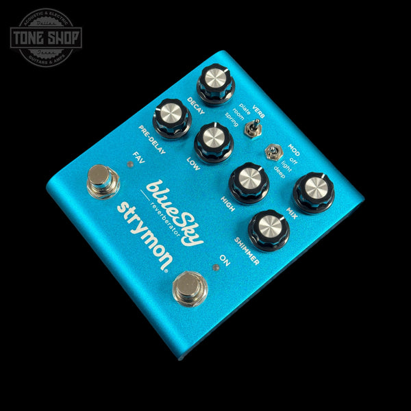 Top of Used Strymon Blue Sky Reverb V2 Pedal TSS7017.