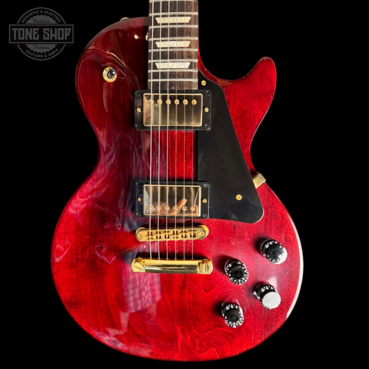 Front of Used 2021 Gibson Les Paul Studio Wine Red GH TSS7609.