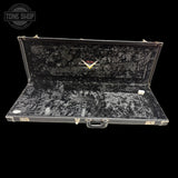 Open case for Used 2001 Fender Custom Shop LTD ’56  Stratocaster Relic Candy Apple Red Over Sunburst Gilmour Inspired w/DG-EMG's TFW3248.