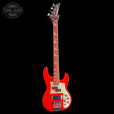 Full frontal of Used 2021 Jackson X Series CBXDX IV Bass Rocket Red TSS7563.