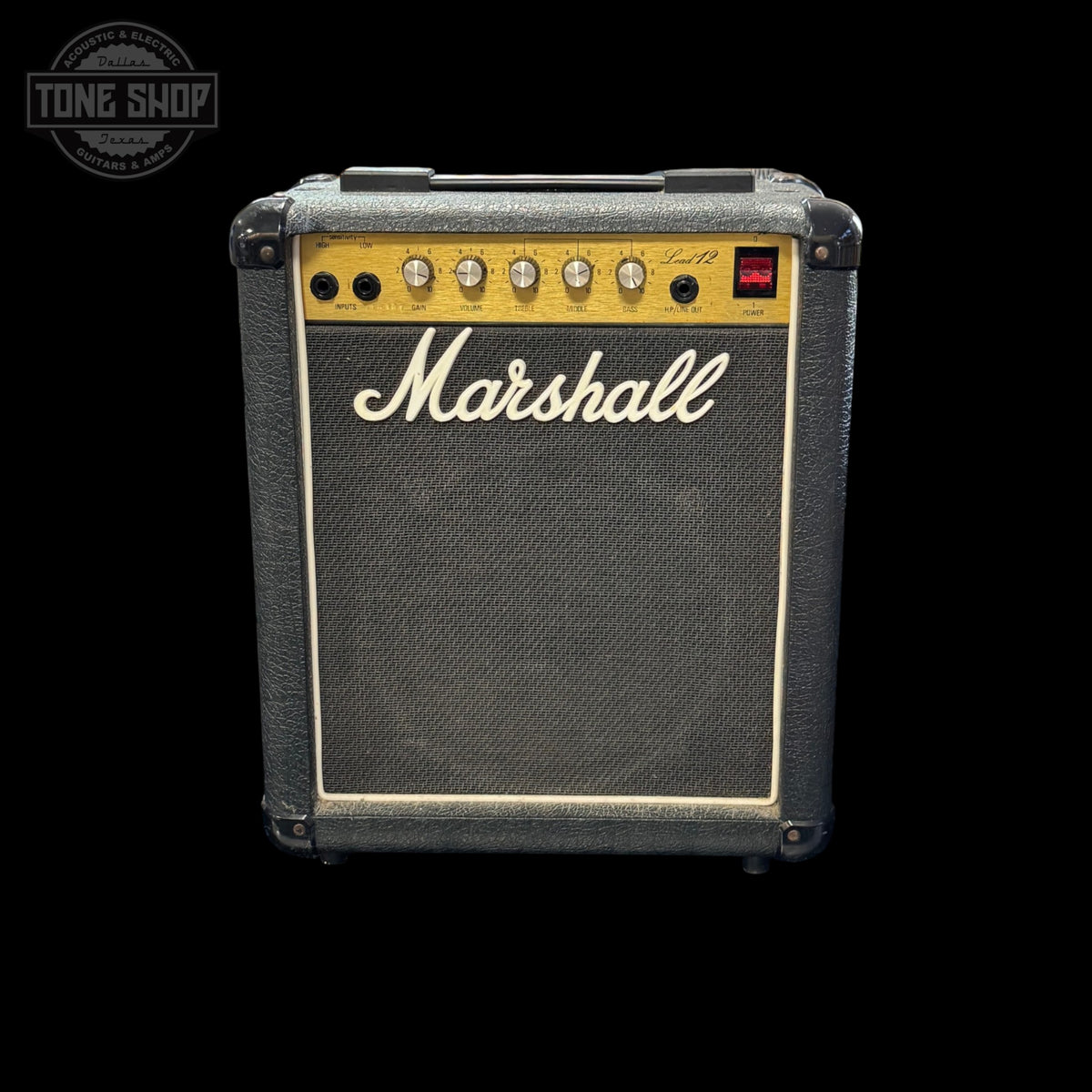 Front of Vintage 1985 Marshall Lead 12 Model 5005 TSS6872.