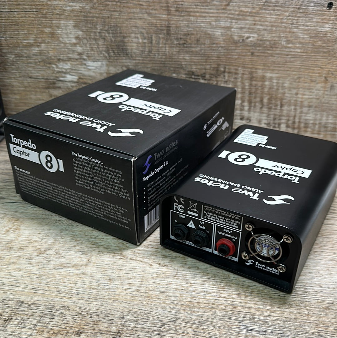 Used Two Notes Audio Torpedo Captor 8 with box.