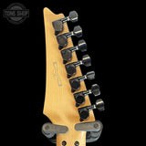 Back of headstock of Used Ibanez RG Series 7-String  RG7420 Black Pearl TSS7567.