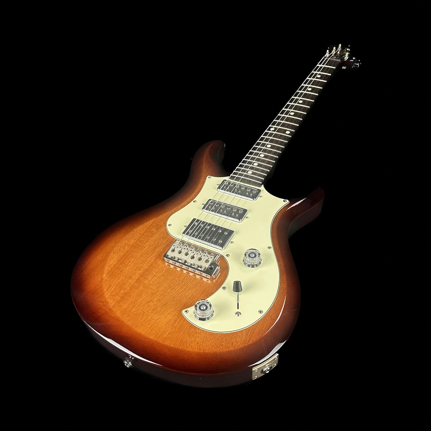 Front angle of Used PRS S2 Studio McCarty Tobacco Burst.