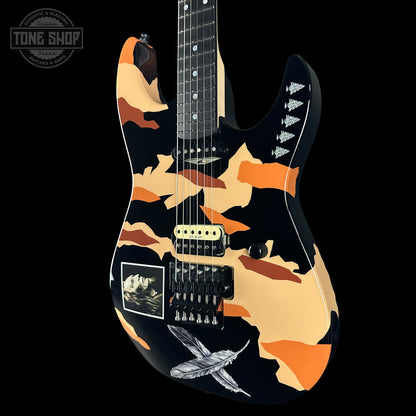 Side shot of body of ESP Original Series George Lynch Desert Eagle w/case E0450252