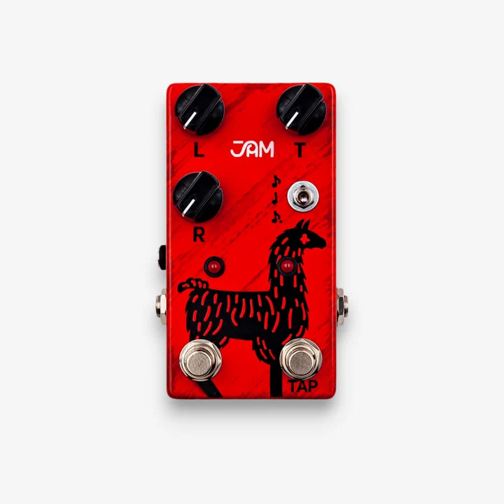 Top of JAM Pedals Delay Llama Analog Delay Pedal.
