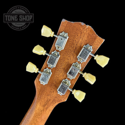 Back of headstock of Gibson Custom Shop 1958 ES-335 Dirty Blonde Murphy Lab Heavy Aged Limited.