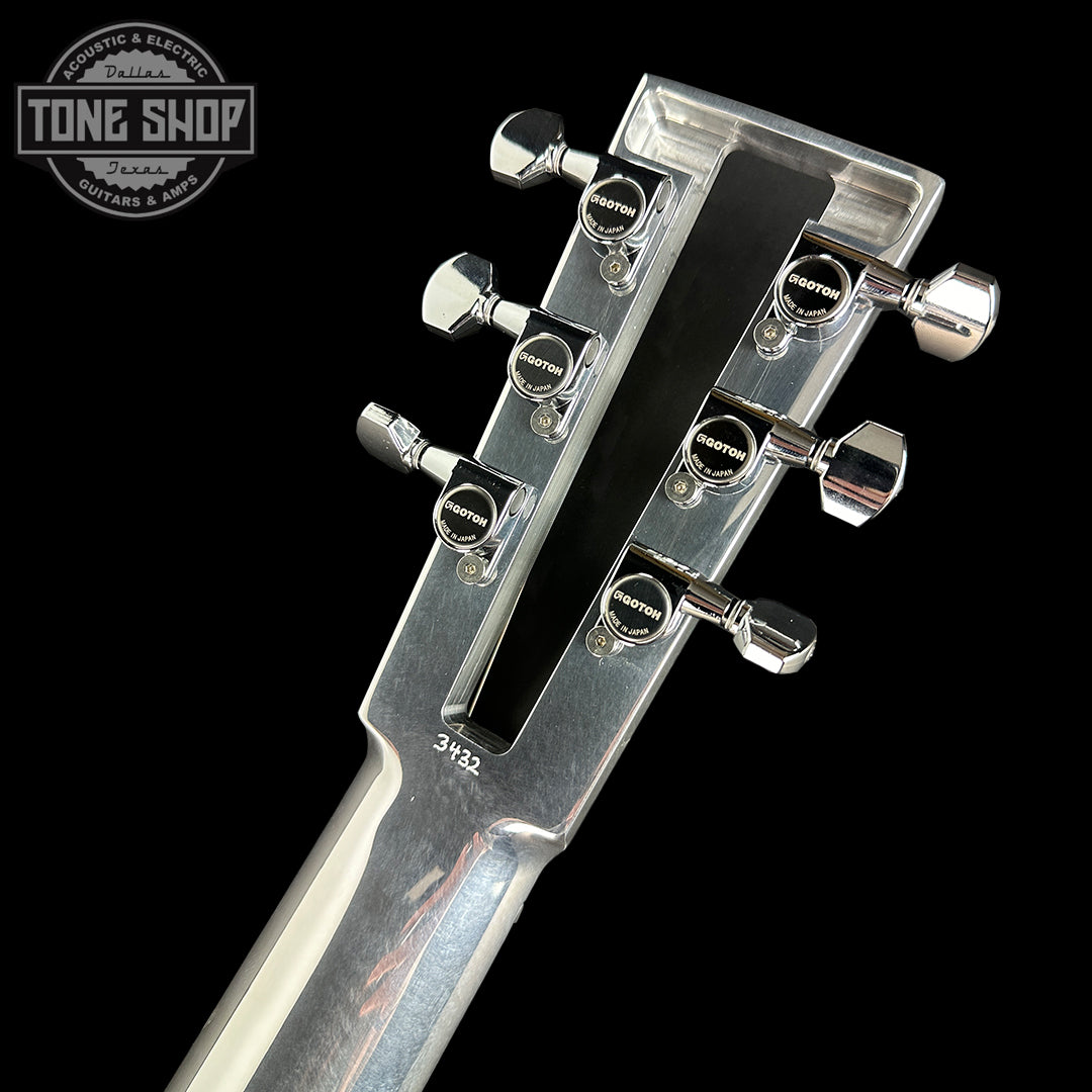 Back of headstock of Electrical Guitar Company Aaron Turner Signature.