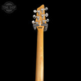 Back of headstock of Used Washburn Maverick BT-M Dark Metallic Blue TSS7398.