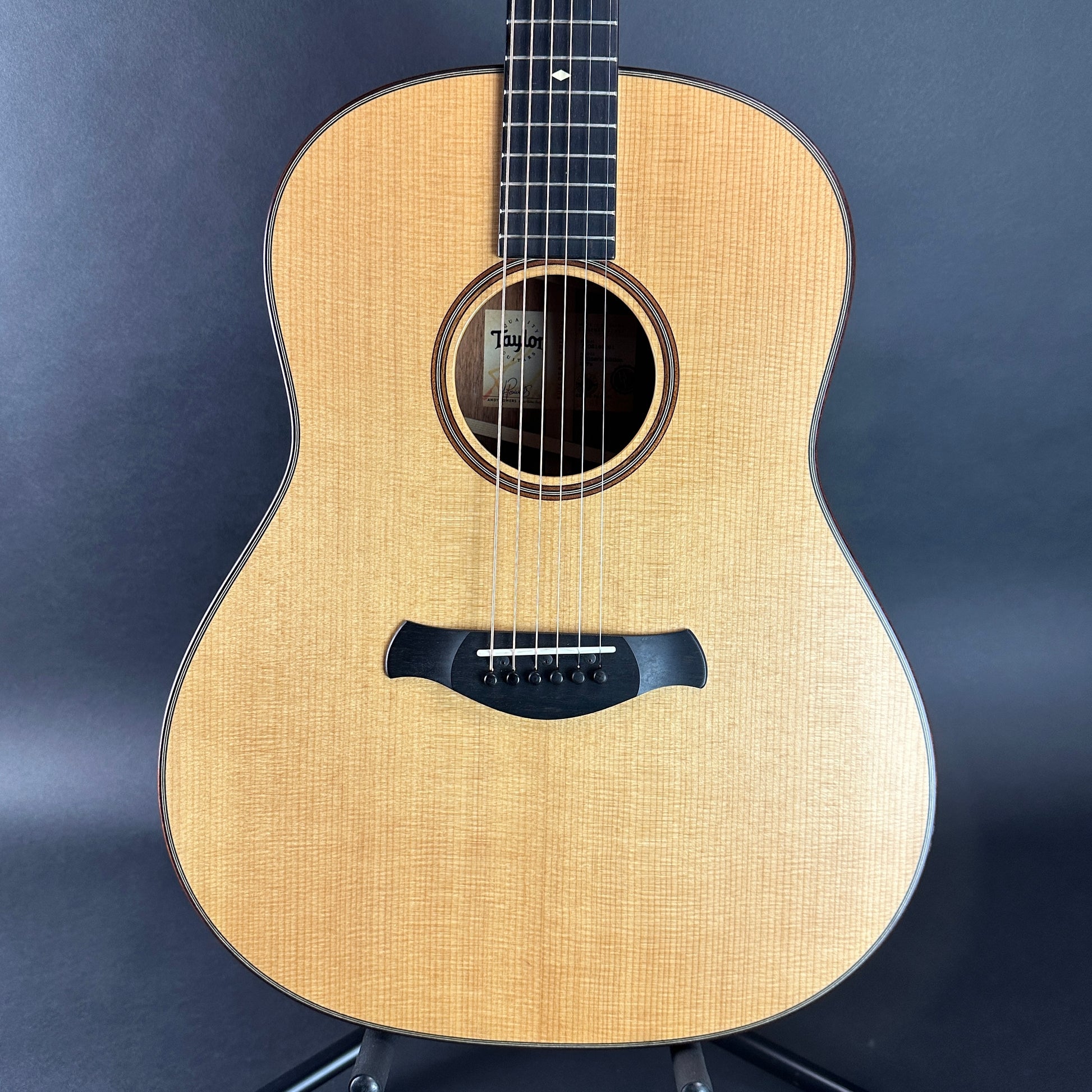 Front of Used Taylor 517e Builder's Edition.