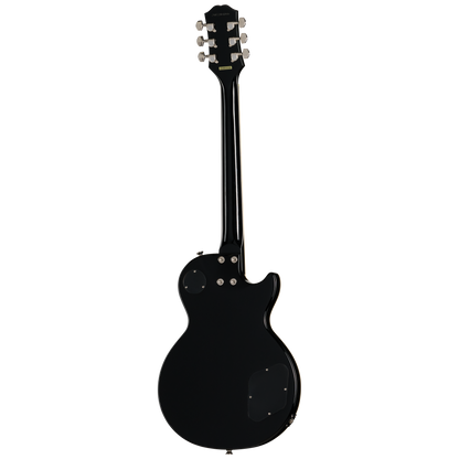 Back of Epiphone Les Paul Tribute Plus LH Vintage Sunburst.