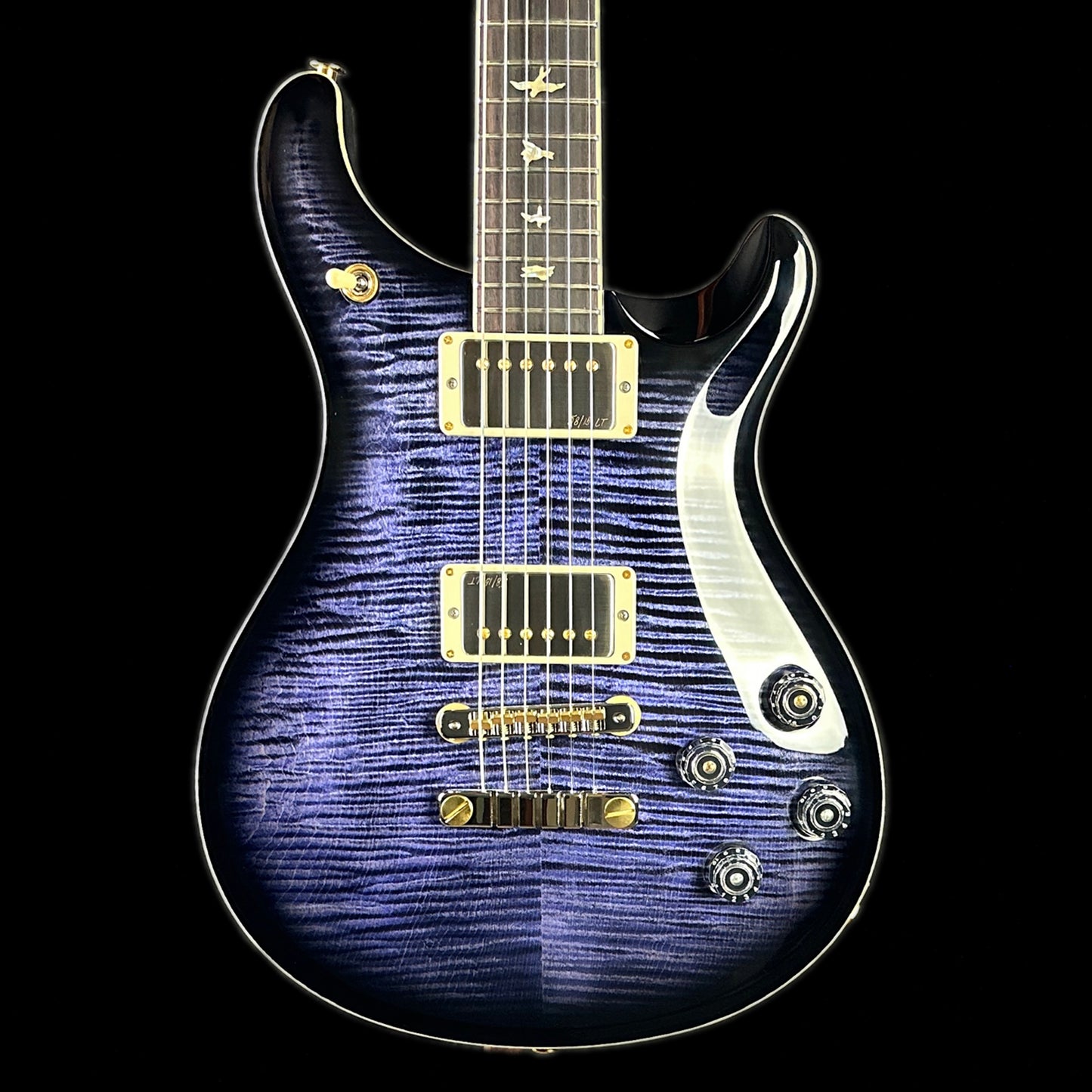 Front of body of PRS Paul Reed Smith McCarty 594 Purple Mist 10 Top.