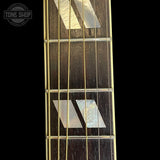 Neck of Used 2020 Gibson Hummingbird Standard Heritage Cherry Burst.
