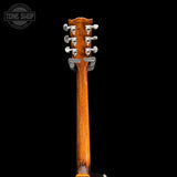 Back of headstock of Used 2013 Gibson Les Paul Studio Plus Cherry Burst.