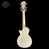 Back of body of Used Enya EVP X1 Ukulele.