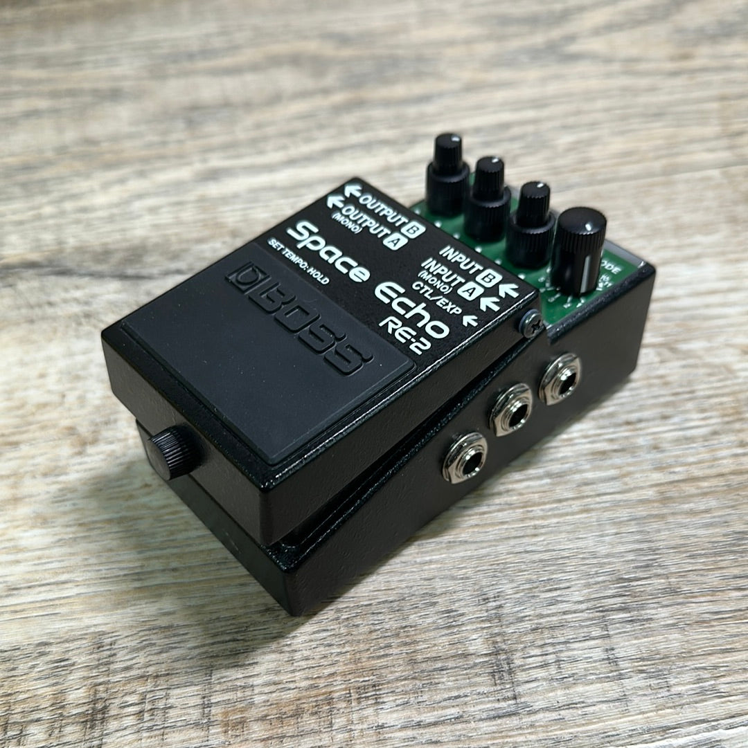 Front angle of Used Boss RE-2 Space Echo.