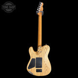 Used Charvel Pro-Mod So-Cal Style 2 24 HH - Natural Ash with a wooden body on a black background, featuring the Tone Shop logo.