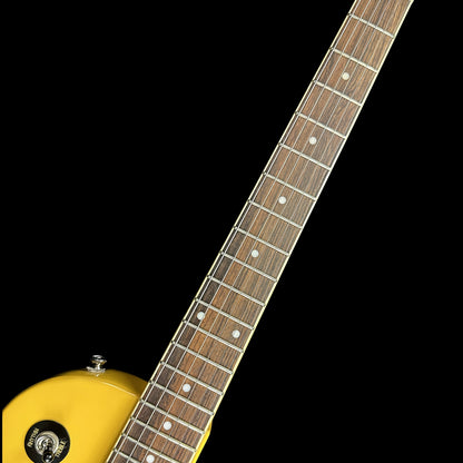 Fretboard of Used Epiphone Les Paul Special TV Yellow.