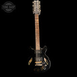 Full frontal of Used 2007 Dean Boca Electric 12-String Black.