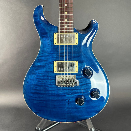 Front of Used PRS CE22 Trans Blue.