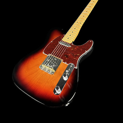 Front angle of Used Fender American Professional Tele Maple Neck 3 Color Sunburst.