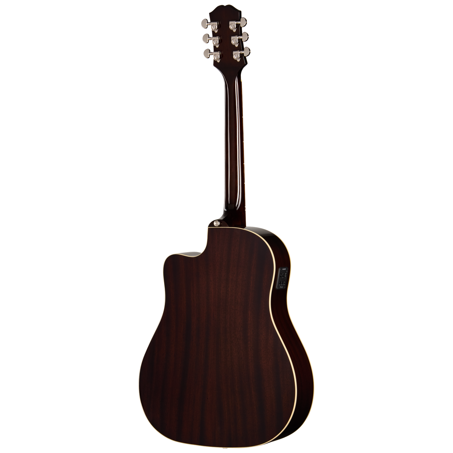 Back of Epiphone J 45 Studio EC Natural.