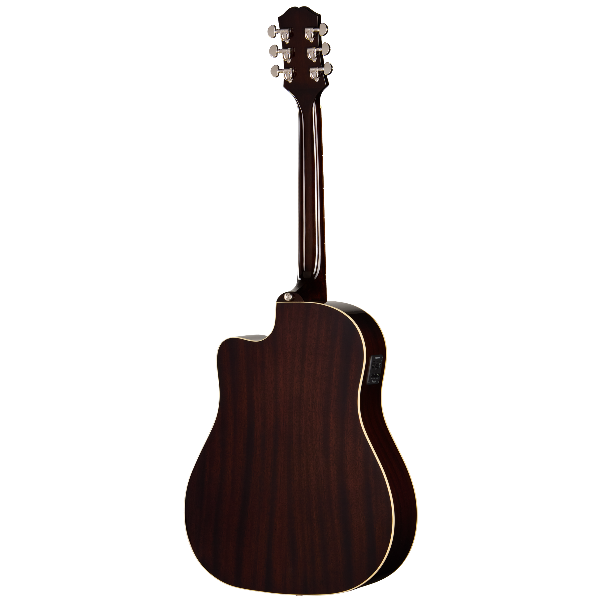 Back of Epiphone J 45 Studio EC Natural.