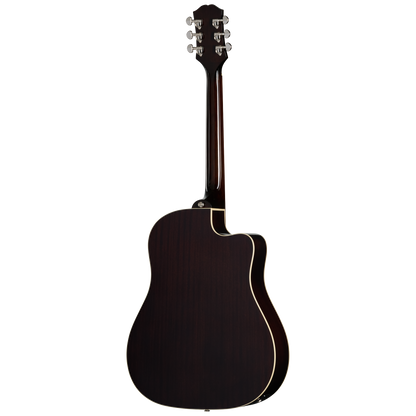 Back of Epiphone J 45 Studio EC LH Vintage Sunburst.