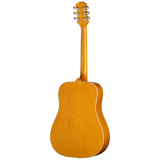 Back of Epiphone Dove Studio Natural.