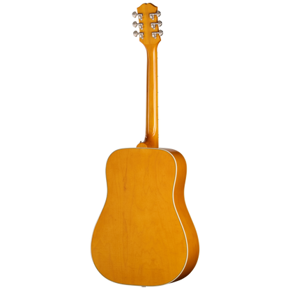 Back of Epiphone Dove Studio Natural.