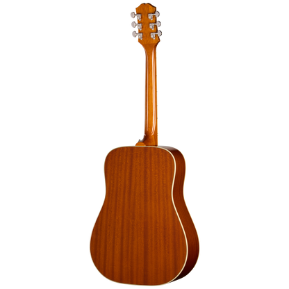 Back of Epiphone Hummingbird Studio Natural.