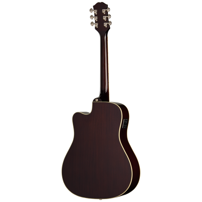 Back of Epiphone Hummingbird Studio EC Natural.