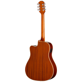 Back of Epiphone Hummingbird Studio EC Heritage Cherry Sunburst.