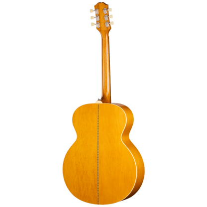 Back of Epiphone J 200 Studio Natural.