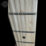 Neck of Used 2014 EVH Stripe Series Circles Gloss Body.