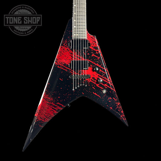 Front of body of ESP USA V-II NT Blood Splatter.