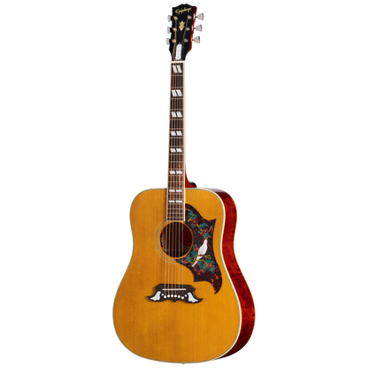 Full frontal of Epiphone Inspired by Gibson Custom 1963 Dove Reissue Natural.