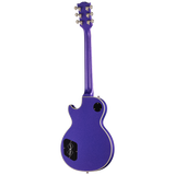 Back of Epiphone Inspired by Gibson Custom Les Paul Custom Amethyst Sparkle.