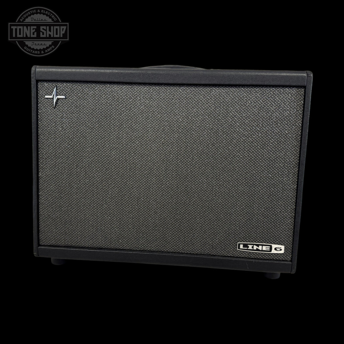 Front of Used Line 6 Power Cab Plus 250 Watt 1X12 TSS7688.