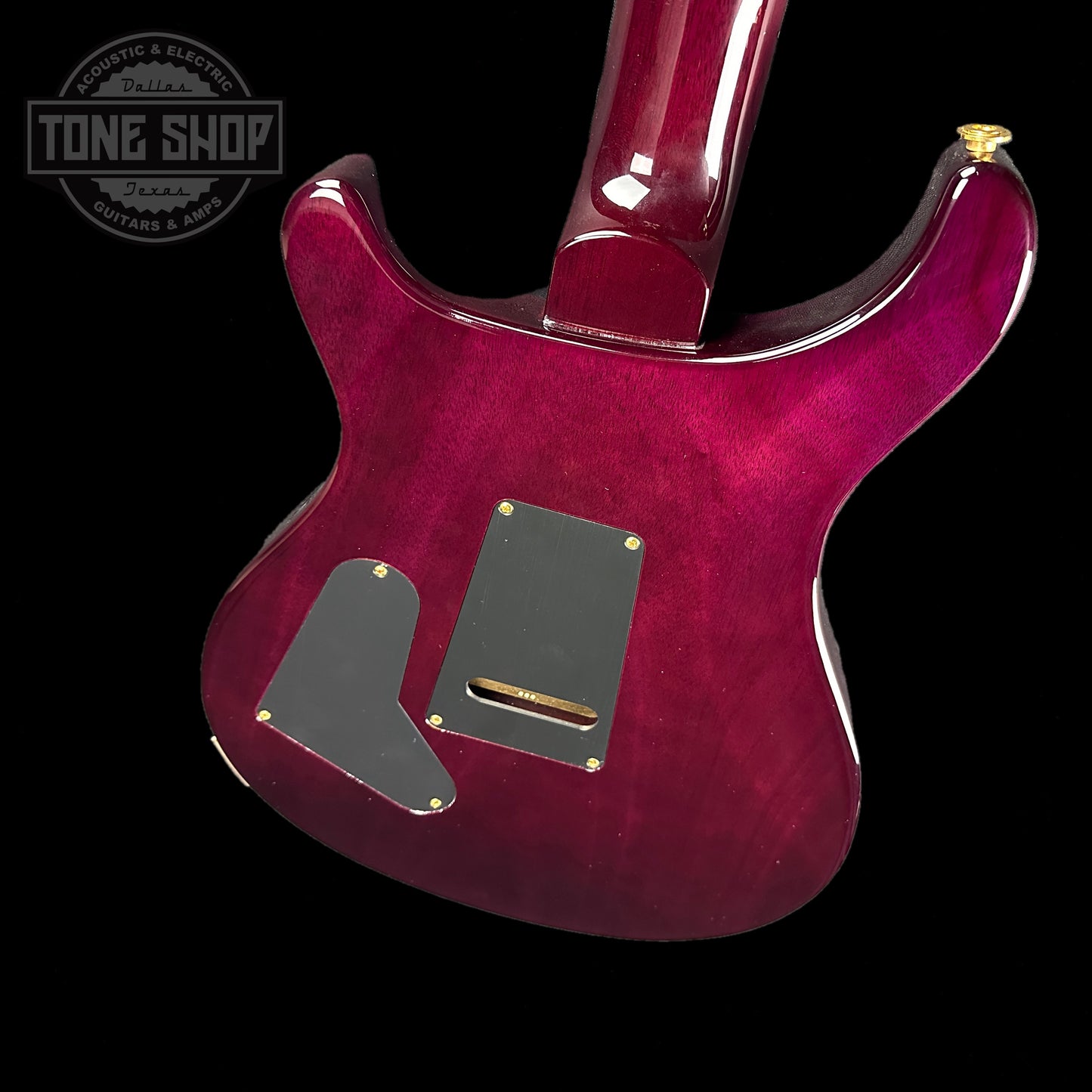 Back angle of Used PRS Paul's Guitar 35th Anniversary River Blue Smoke Burst.