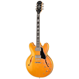 Full frontal of Epiphone Futura ES-355 Firestorm Shift.