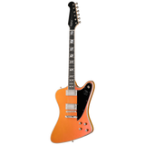 Full frontal of Epiphone Futura Firebird Custom Firestorm Shift.
