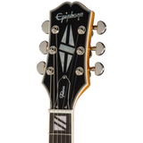 Epiphone guitar headstock on a white background