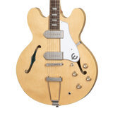 Front of Epiphone Casino Natural.
