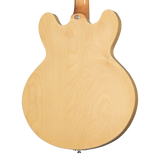Back of body of Epiphone Casino Natural.