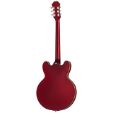 Back of Epiphone Riviera Sparkling Burgundy.