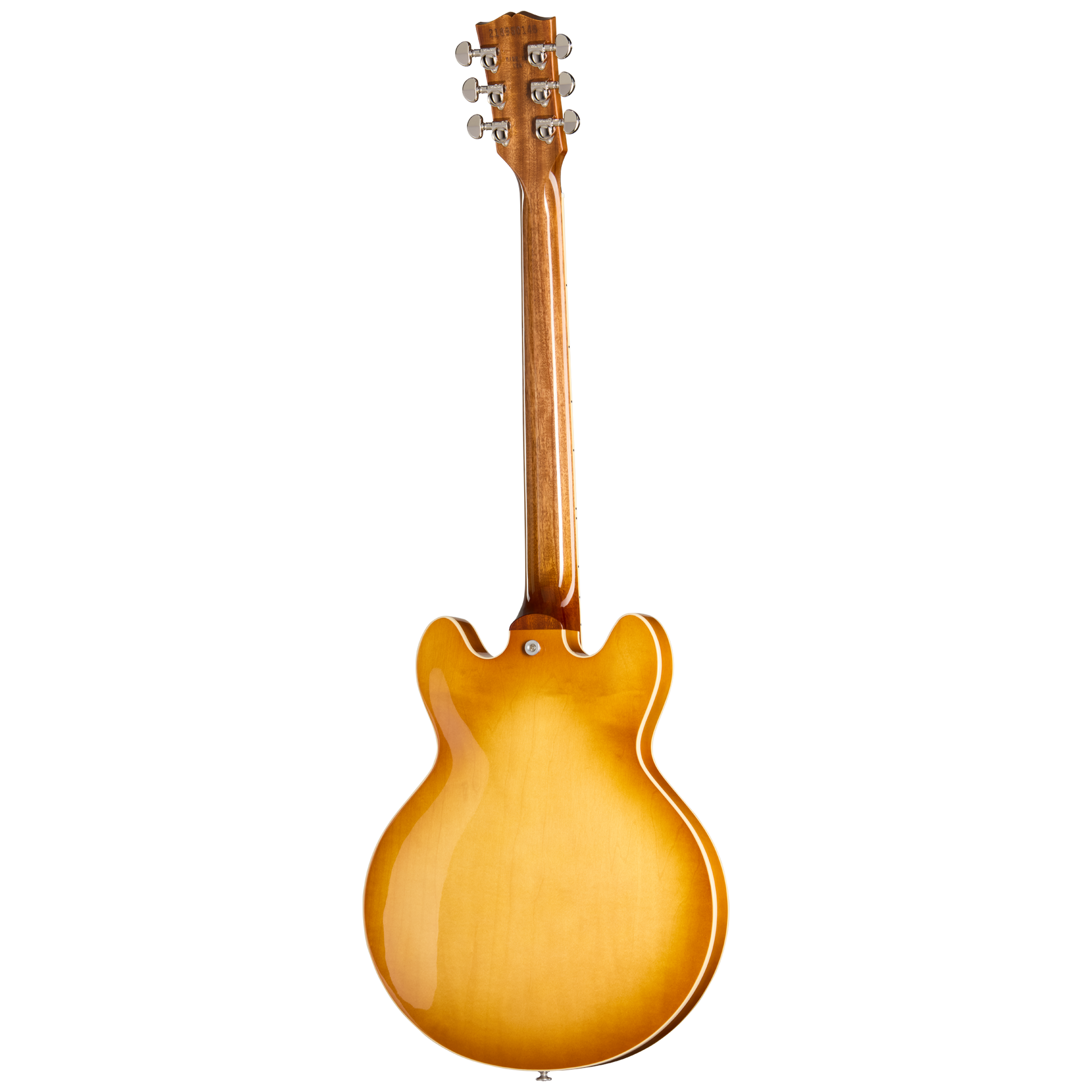 Back of Gibson USA ES 339 Honeyburst.