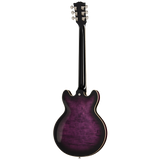 Back of Gibson USA ES 339 Figured Dark Purple Burst.