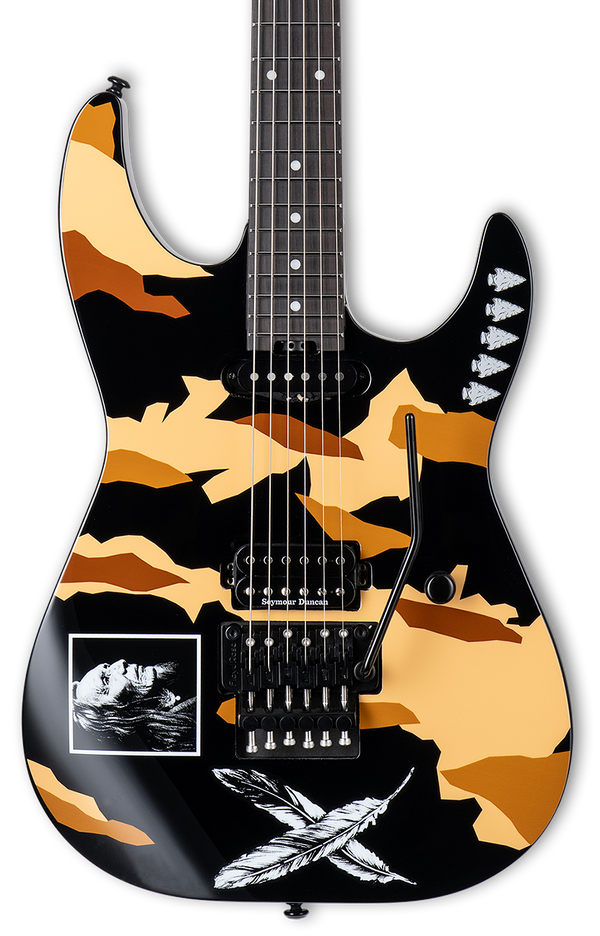Front of ESP LTD GL Desert Eagle.